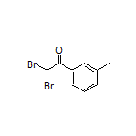 2,2-Dibromo-3’-methylacetophenone