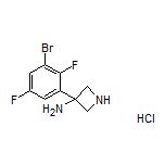 3-Amino-3-(3-bromo-2,5-difluorophenyl)azetidine Hydrochloride