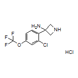 3-Amino-3-[2-chloro-4-(trifluoromethoxy)phenyl]azetidine Hydrochloride