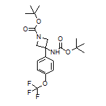 N,1-Di-Boc-3-amino-3-[4-(trifluoromethoxy)phenyl]azetidine