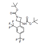 3-[2,4-Bis(trifluoromethyl)phenyl]-N,1-di-Boc-3-aminoazetidine