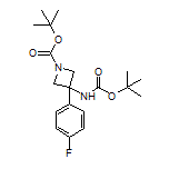 N,1-Di-Boc-3-amino-3-(4-fluorophenyl)azetidine