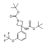 N,1-Di-Boc-3-amino-3-[3-(trifluoromethoxy)phenyl]azetidine