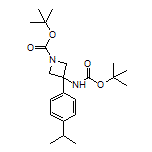 N,1-Di-Boc-3-amino-3-(4-isopropylphenyl)azetidine