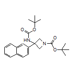 N,1-Di-Boc-3-amino-3-(2-naphthyl)azetidine