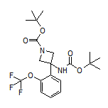 N,1-Di-Boc-3-amino-3-[2-(trifluoromethoxy)phenyl]azetidine