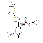 N,1-Di-Boc-3-amino-3-[4-fluoro-3-(trifluoromethyl)phenyl]azetidine