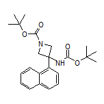 N,1-Di-Boc-3-amino-3-(1-naphthyl)azetidine