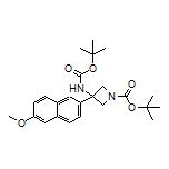 N,1-Di-Boc-3-amino-3-(6-methoxy-2-naphthyl)azetidine