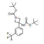 N,1-Di-Boc-3-[3-(trifluoromethyl)phenyl]-3-aminoazetidine