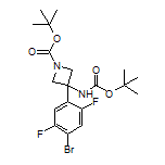 N,1-Di-Boc-3-(5-fluoro-2-methylphenyl)-3-aminoazetidine