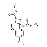 N,1-Di-Boc-3-(2,4-dimethoxyphenyl)-3-aminoazetidine