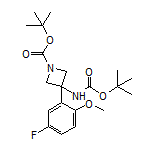 N,1-Di-Boc-3-(5-fluoro-2-methoxyphenyl)-3-aminoazetidine