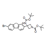 3-(7-Bromo-9H-fluoren-2-yl)-N,1-di-Boc-3-aminoazetidine