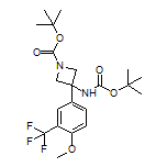 N,1-Di-Boc-3-[4-methoxy-3-(trifluoromethyl)phenyl]-3-aminoazetidine