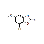 4-Chloro-6-methoxybenzo[d][1,3]dioxole-2-thione