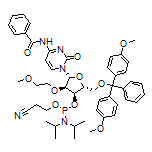 (2R,3R,4R,5R)-5-[4-Benzamido-2-oxopyrimidin-1(2H)-yl]-2-[[bis(4-methoxyphenyl)(phenyl)methoxy]methyl]-4-(2-methoxyethoxy)-3-tetrahydrofuryl (2-Cyanoethyl) Diisopropylphosphoramidite