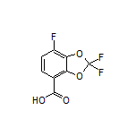 2,2,7-Trifluorobenzo[d][1,3]dioxole-4-carboxylic Acid