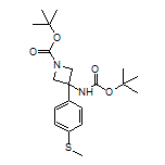 N,1-Di-Boc-3-amino-3-[4-(methylthio)phenyl]azetidine