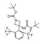 3-[2,6-Bis(trifluoromethyl)phenyl]-N,1-di-Boc-3-aminoazetidine