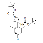 N,1-Di-Boc-3-amino-3-(4-chloro-2,6-dimethylphenyl)azetidine