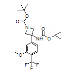 N,1-Di-Boc-3-amino-3-[3-methoxy-4-(trifluoromethyl)phenyl]azetidine