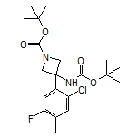 N,1-Di-Boc-3-amino-3-(2-chloro-5-fluoro-4-methylphenyl)azetidine