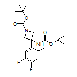 N,1-Di-Boc-3-amino-3-(4,5-difluoro-2-methylphenyl)azetidine