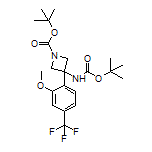 N,1-Di-Boc-3-amino-3-[2-methoxy-4-(trifluoromethyl)phenyl]azetidine