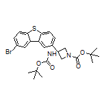 3-(8-Bromodibenzo[b,d]thiophen-2-yl)-N,1-di-Boc-3-aminoazetidine