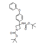 N,1-Di-Boc-3-amino-3-(4-phenoxyphenyl)azetidine