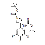 N,1-Di-Boc-3-amino-3-(3,4-difluoro-5-methoxyphenyl)azetidine