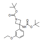 N,1-Di-Boc-3-amino-3-(3-ethoxyphenyl)azetidine