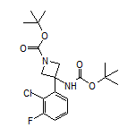 N,1-Di-Boc-3-amino-3-(2-chloro-3-fluorophenyl)azetidine