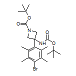 3-(4-Bromo-2,3,5,6-tetramethylphenyl)-N,1-di-Boc-3-aminoazetidine