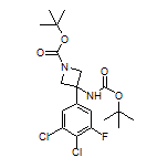 N,1-Di-Boc-3-amino-3-(3,4-dichloro-5-fluorophenyl)azetidine