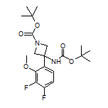 N,1-Di-Boc-3-amino-3-(3,4-difluoro-2-methoxyphenyl)azetidine