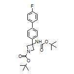 N,1-Di-Boc-3-amino-3-(4’-fluoro-4-biphenylyl)azetidine