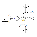 N,1-Di-Boc-3-amino-3-(3,5-di-tert-butyl-4-methoxyphenyl)azetidine