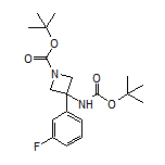 N,1-Di-Boc-3-amino-3-(3-fluorophenyl)azetidine