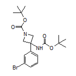 3-(3-Bromophenyl)-N,1-di-Boc-3-aminoazetidine