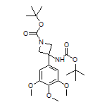 N,1-Di-Boc-3-amino-3-(3,4,5-trimethoxyphenyl)azetidine