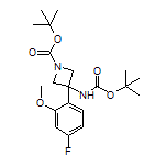 N,1-Di-Boc-3-amino-3-(4-fluoro-2-methoxyphenyl)azetidine