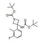 N,1-Di-Boc-3-amino-3-(3-fluoro-2-methylphenyl)azetidine