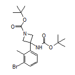 3-(3-Bromo-2-methylphenyl)-N,1-di-Boc-3-aminoazetidine