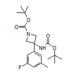 N,1-Di-Boc-3-amino-3-(3-fluoro-5-methylphenyl)azetidine