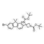 3-[7-Bromo-9,9-dimethyl-9H-fluoren-2-yl]-N,1-di-Boc-3-aminoazetidine