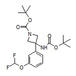 N,1-Di-Boc-3-amino-3-[3-(difluoromethoxy)phenyl]azetidine