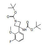 N,1-Di-Boc-3-amino-3-(3-fluoro-2-methoxyphenyl)azetidine