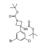 3-(3-Bromo-5-chlorophenyl)-N,1-di-Boc-3-aminoazetidine